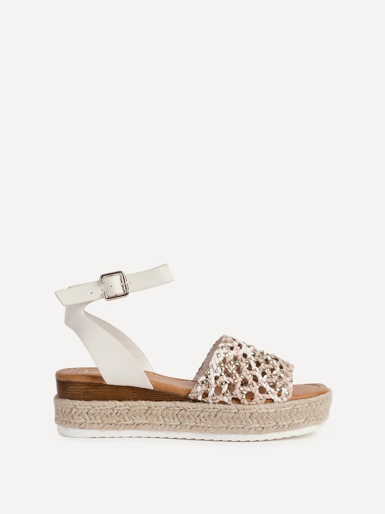 Sundown Beige Espadrille Flatform Sandals