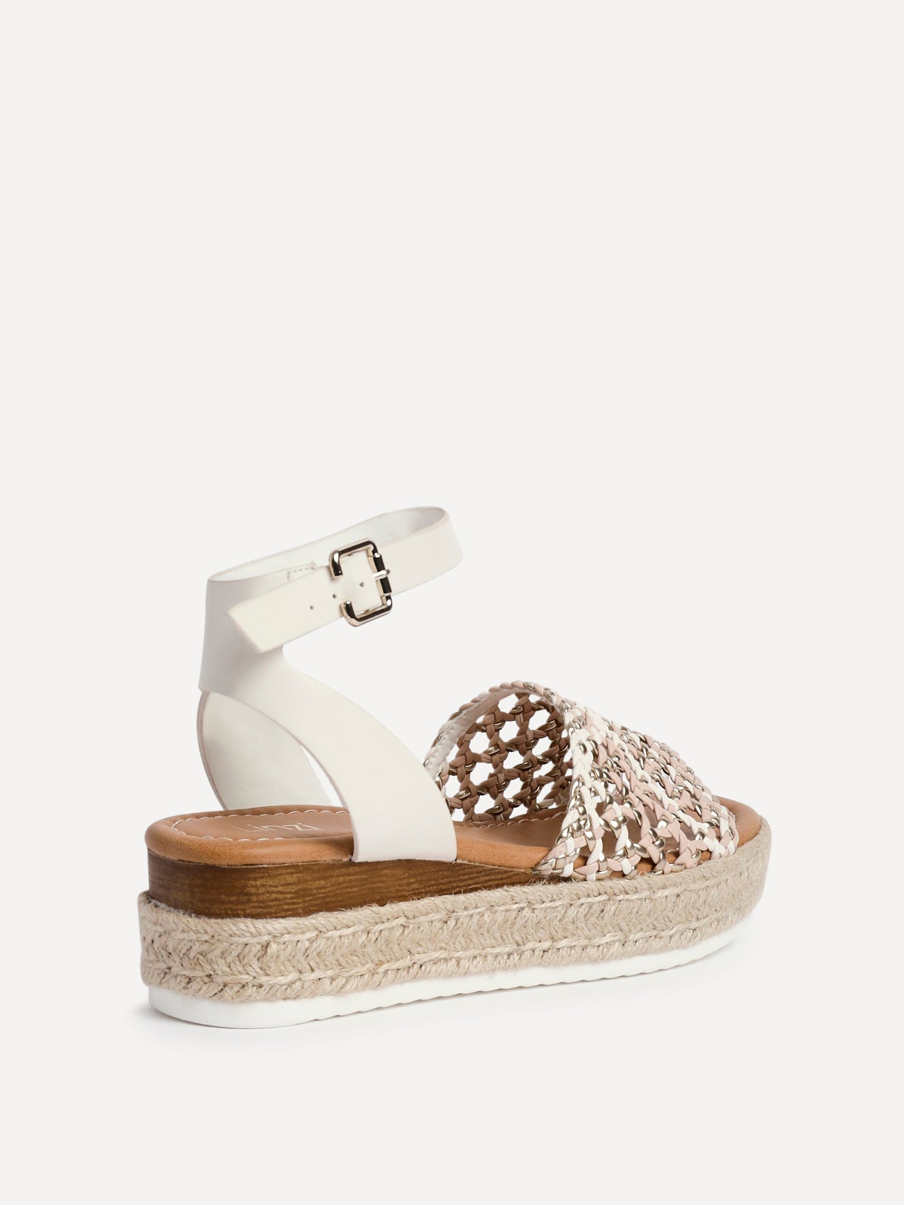 Sundown Beige Espadrille Flatform Sandals