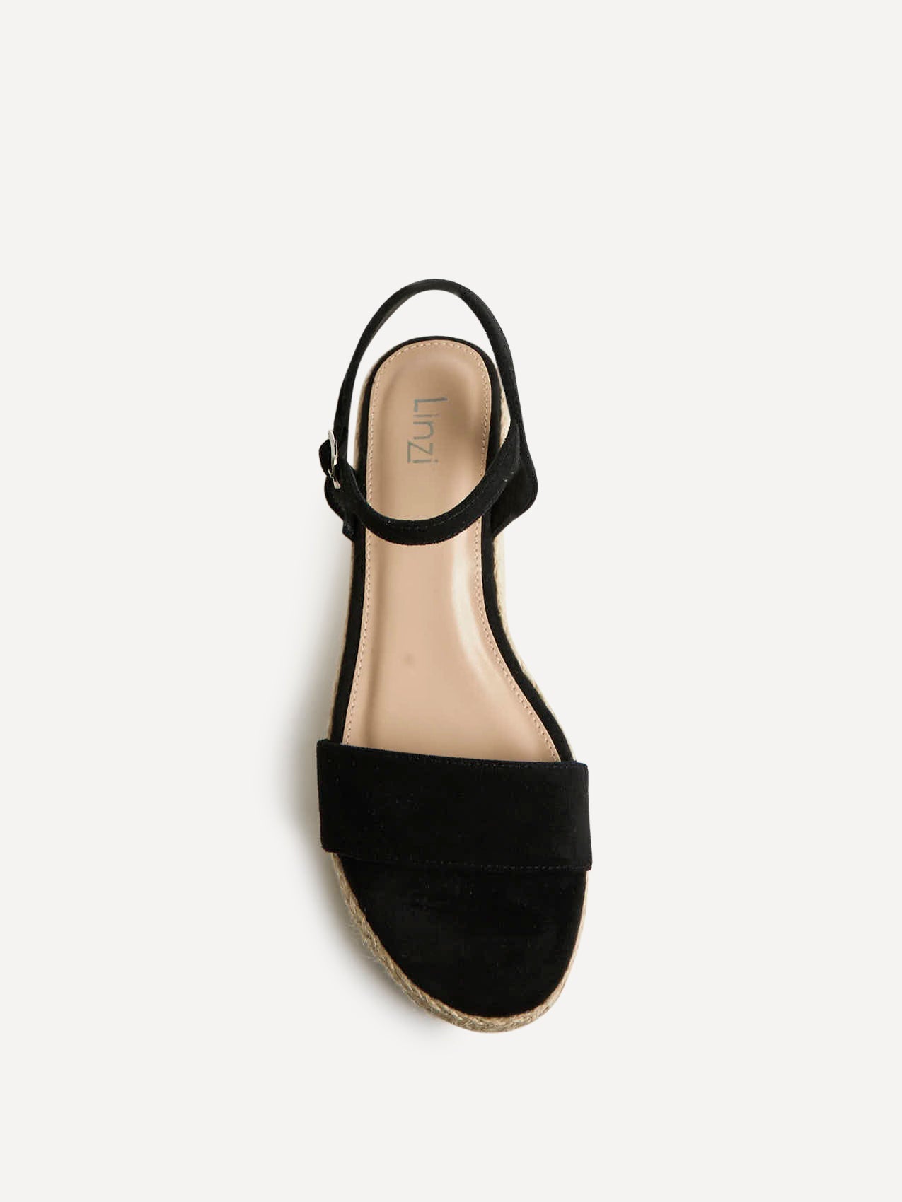 Sunrise Black Espadrille Flatform Sandals