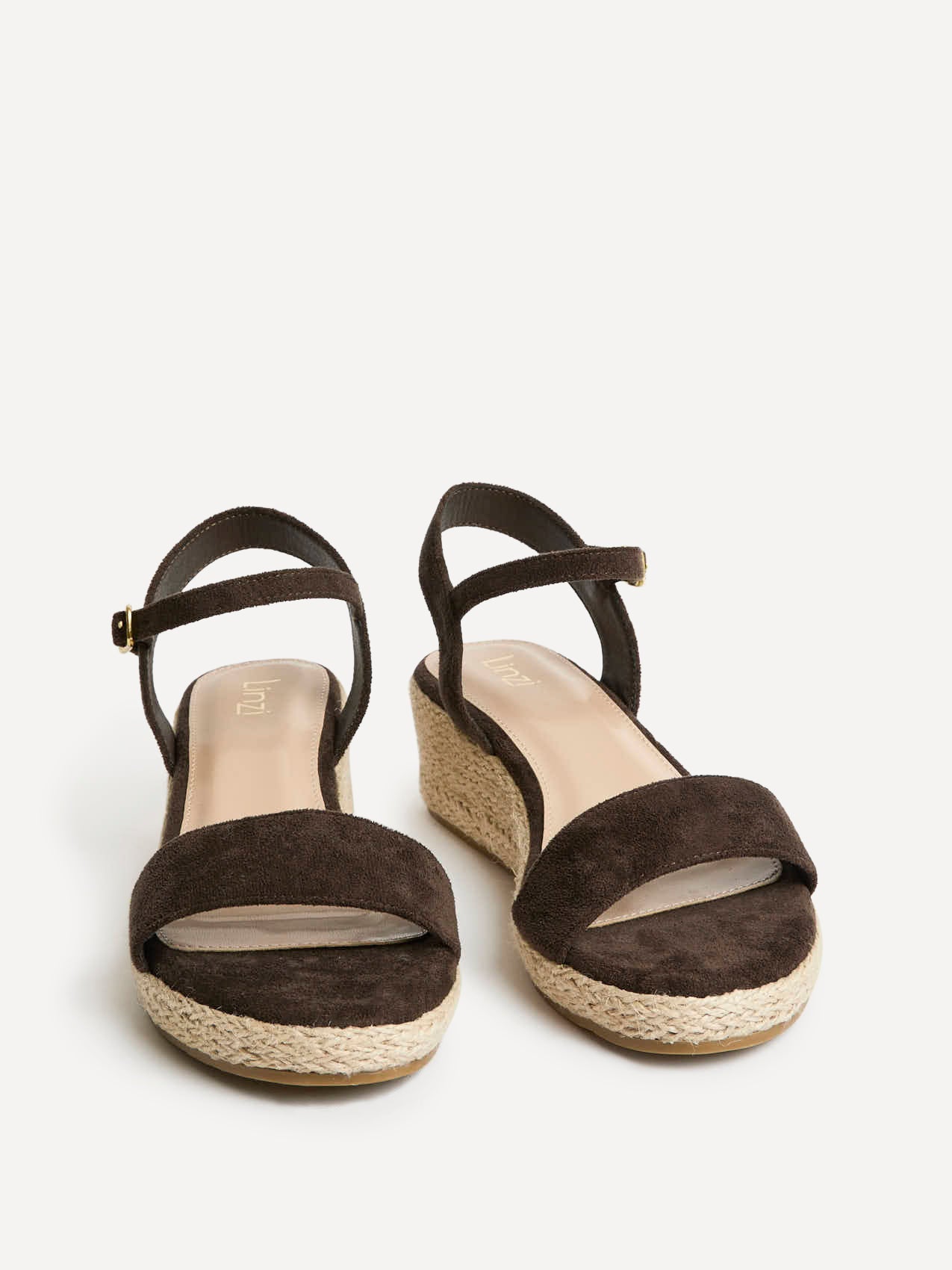 Sunrise Brown Espadrille Flatform Sandals