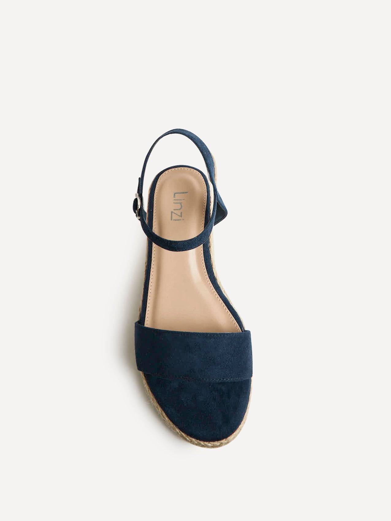 Sunrise Navy Espadrille Flatform Sandals