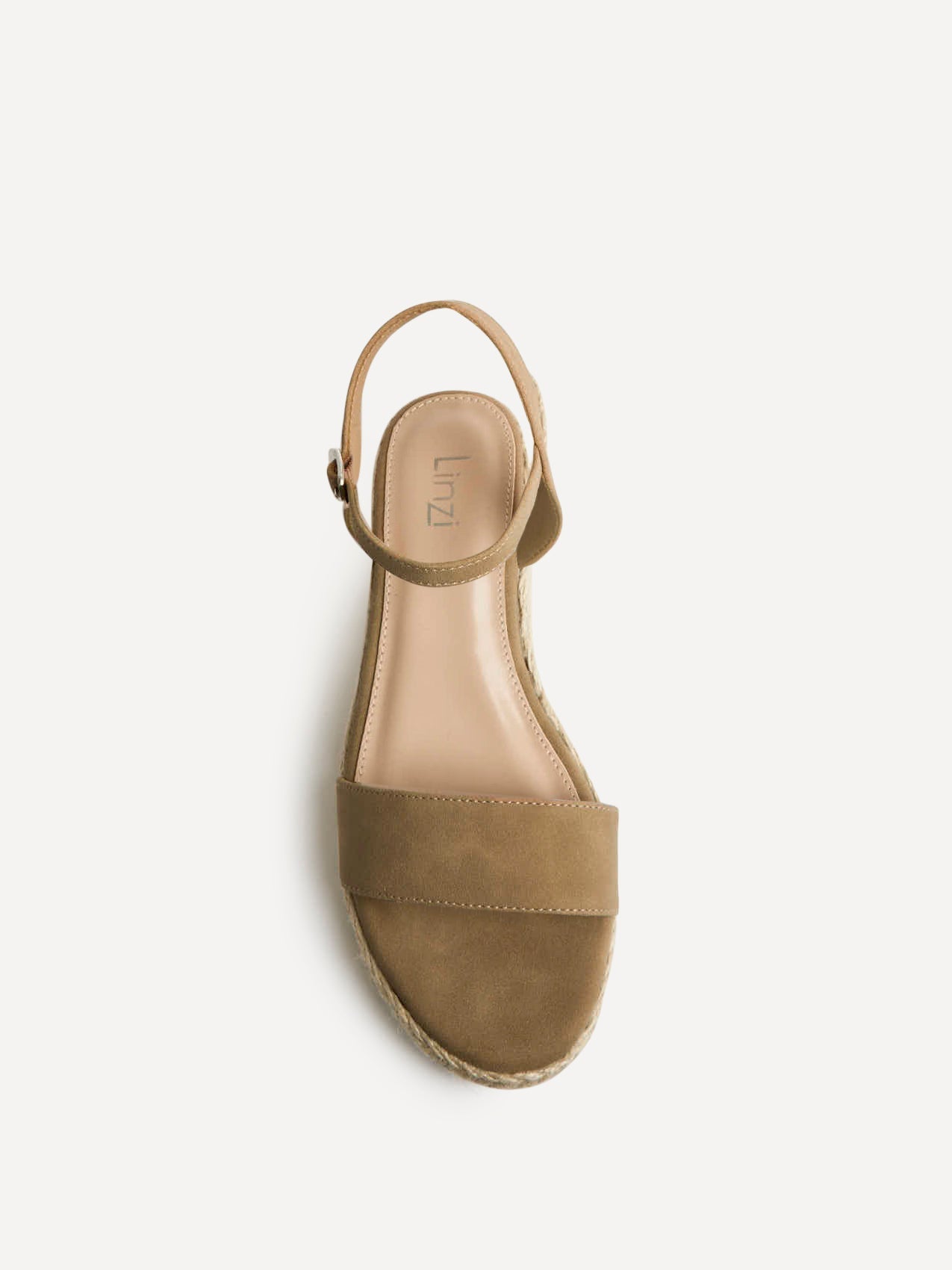 Sunrise Taupe Espadrille Flatform Sandals