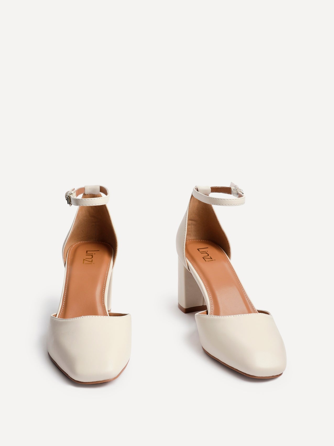 Sydney Nude Square Toe Court Heels