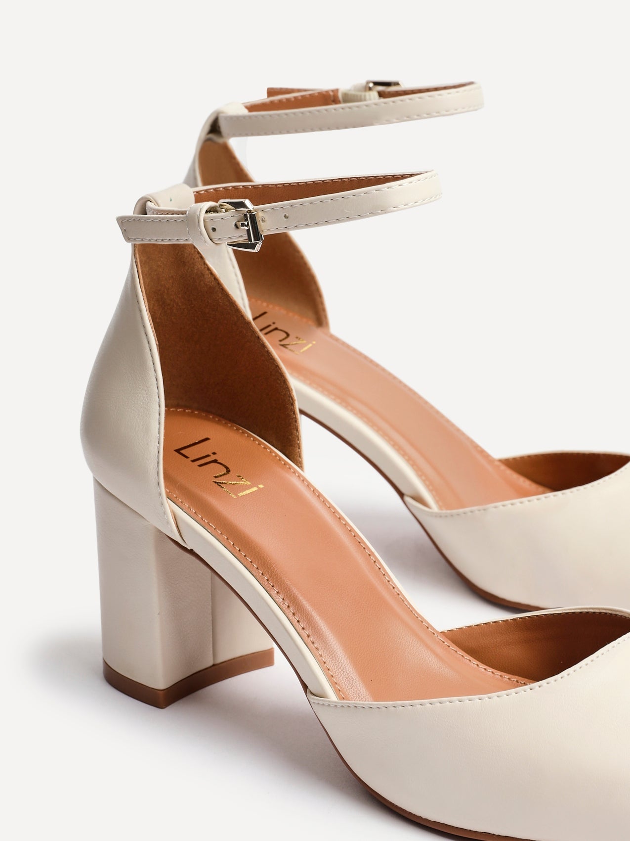Sydney Nude Square Toe Court Heels
