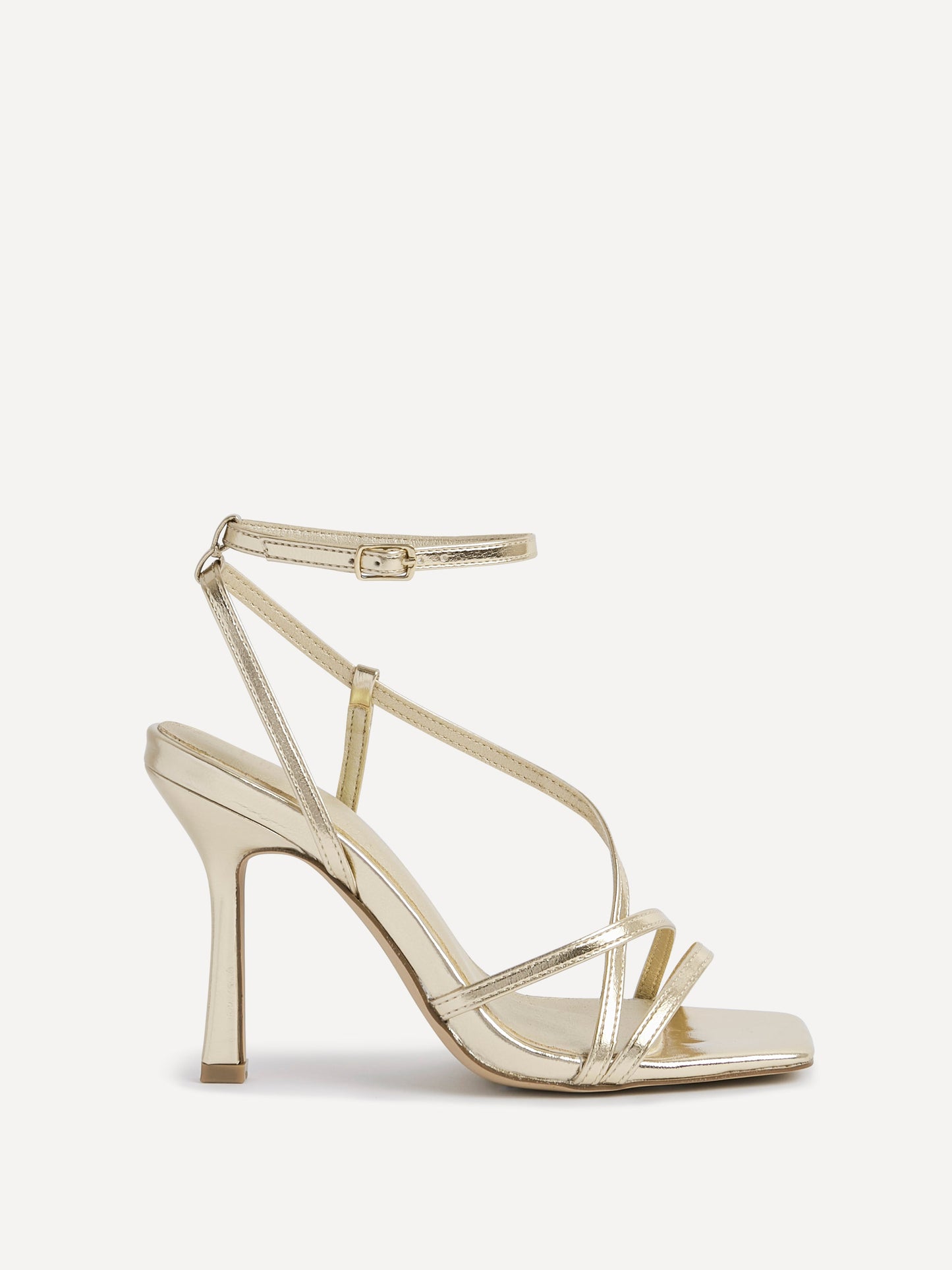 Savannah Gold Strappy Heels