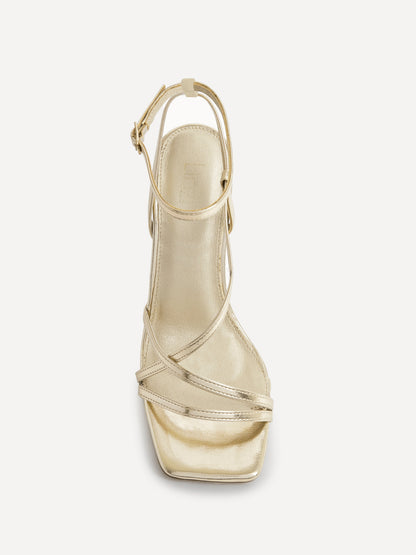 Savannah Gold Strappy Heels