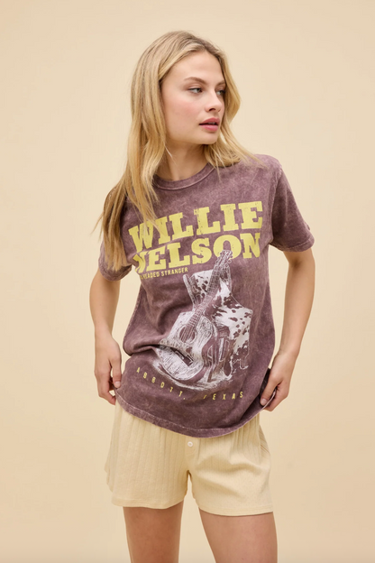 willie nelson red headed stranger weekend tee