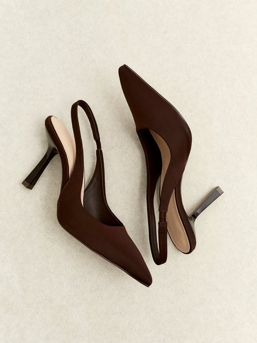Dash Brown Scuba Court Heels