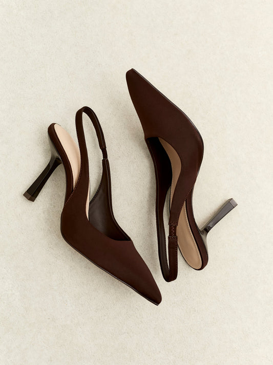 Dash Brown Scuba Court Heels