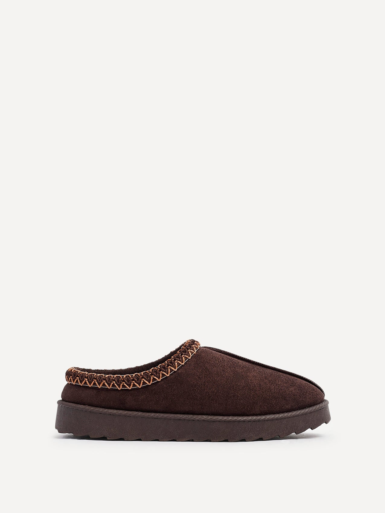 Tammy Brown Faux Suede Slippers