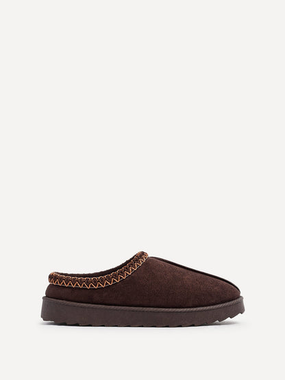 Tammy Brown Faux Suede Slippers