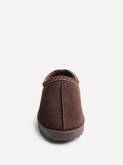 Tammy Brown Faux Suede Slippers