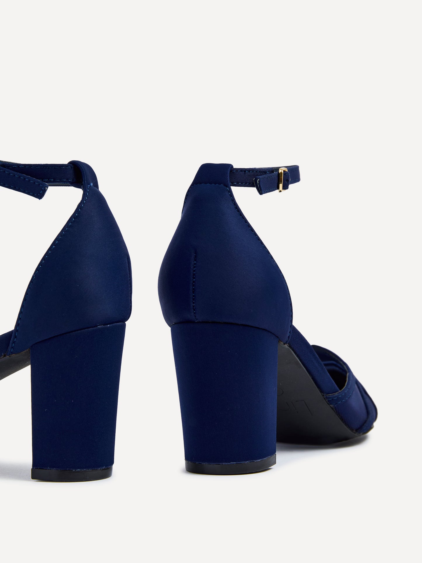 Tasha Navy Scuba Mesh Court Heels