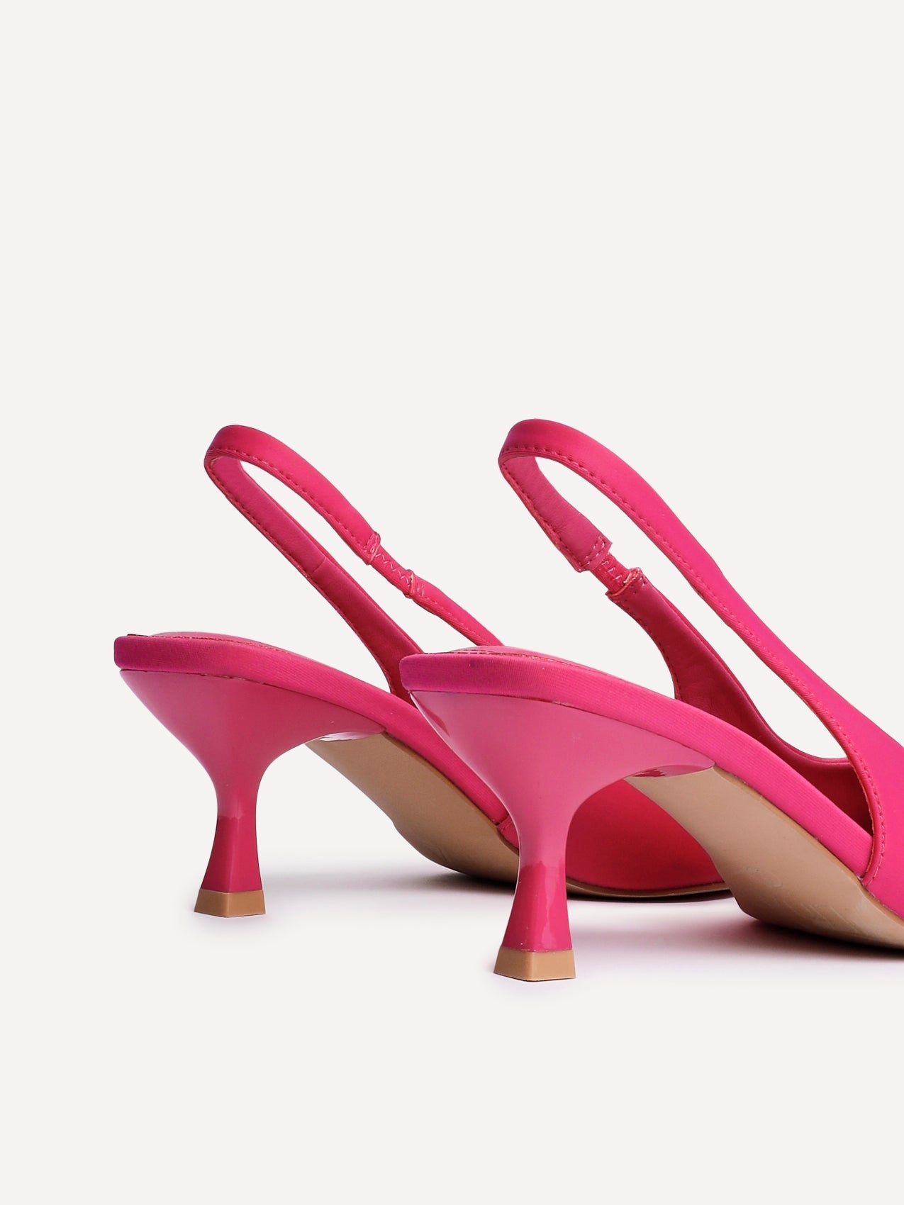 Tavia Fuchsia Scuba Slingback Court Heels