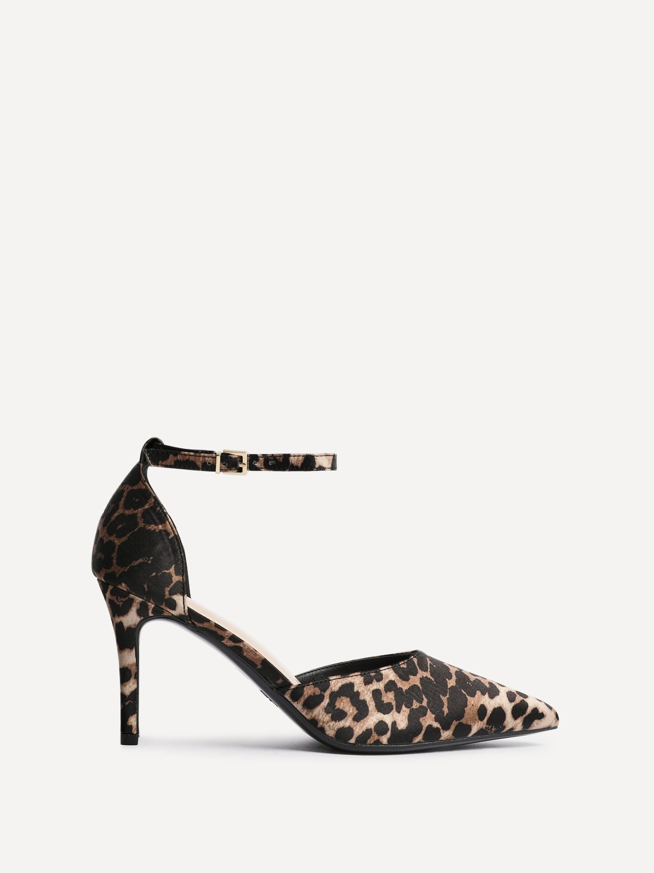 Thea Leopard Print Stiletto Court Heels