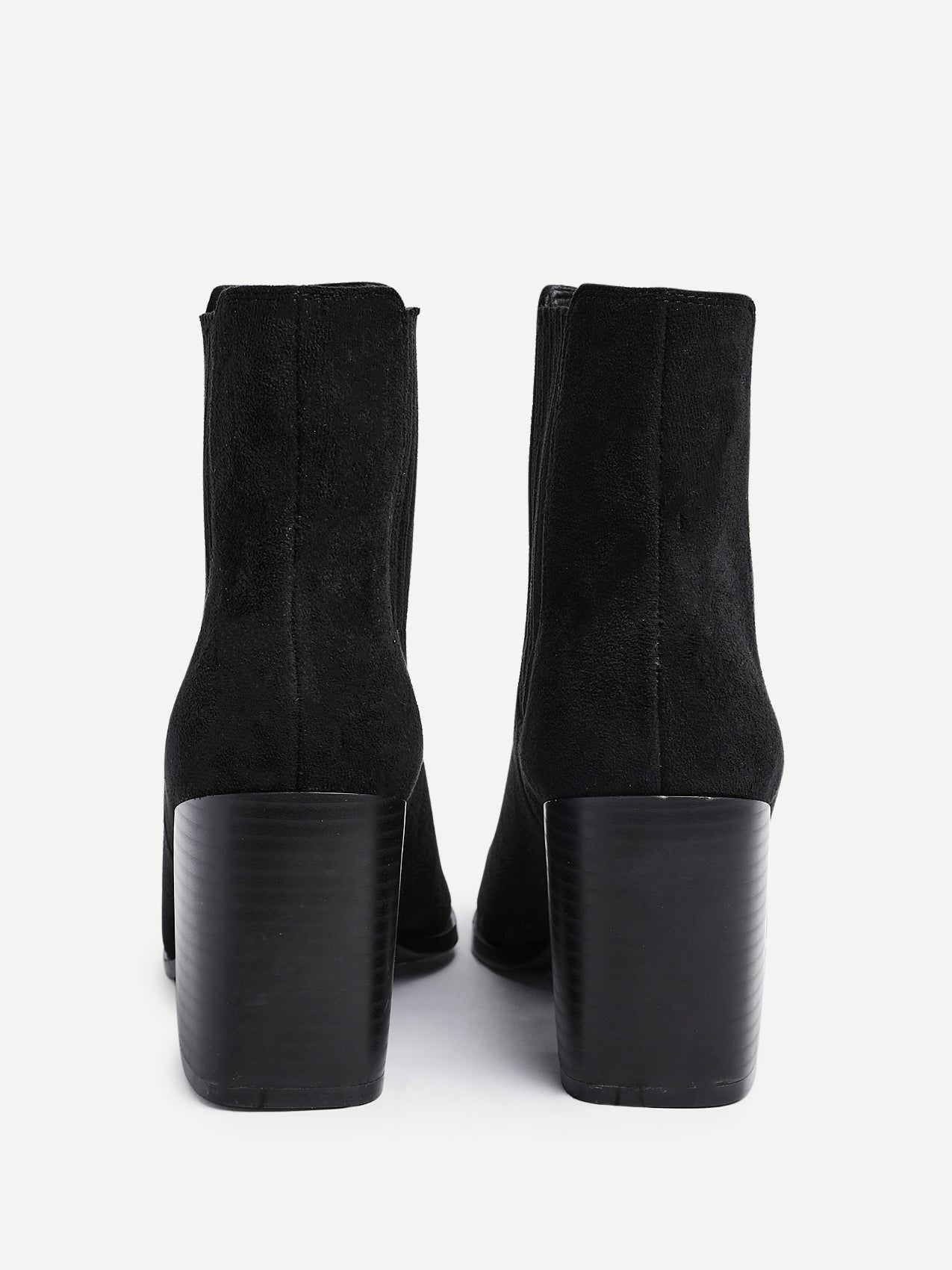 Thrive Black Block Heeled Boots