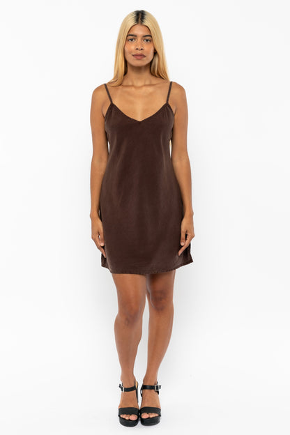 TN100GD - Tencel Mini Slip Dress