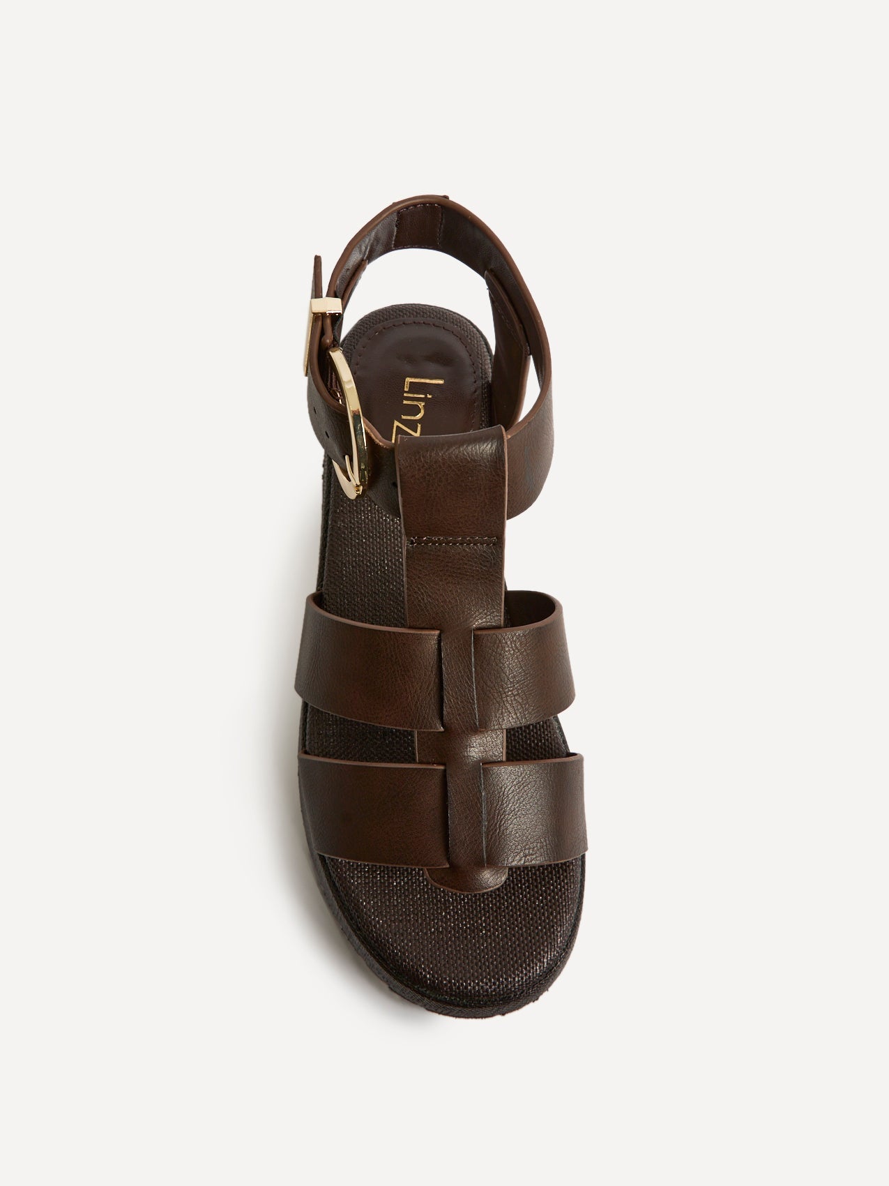 Tori Brown Gladiator Flatform Sandals