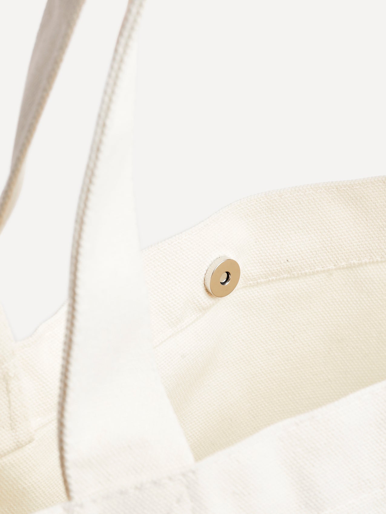 Linzi Beige Canvas Tote Bag