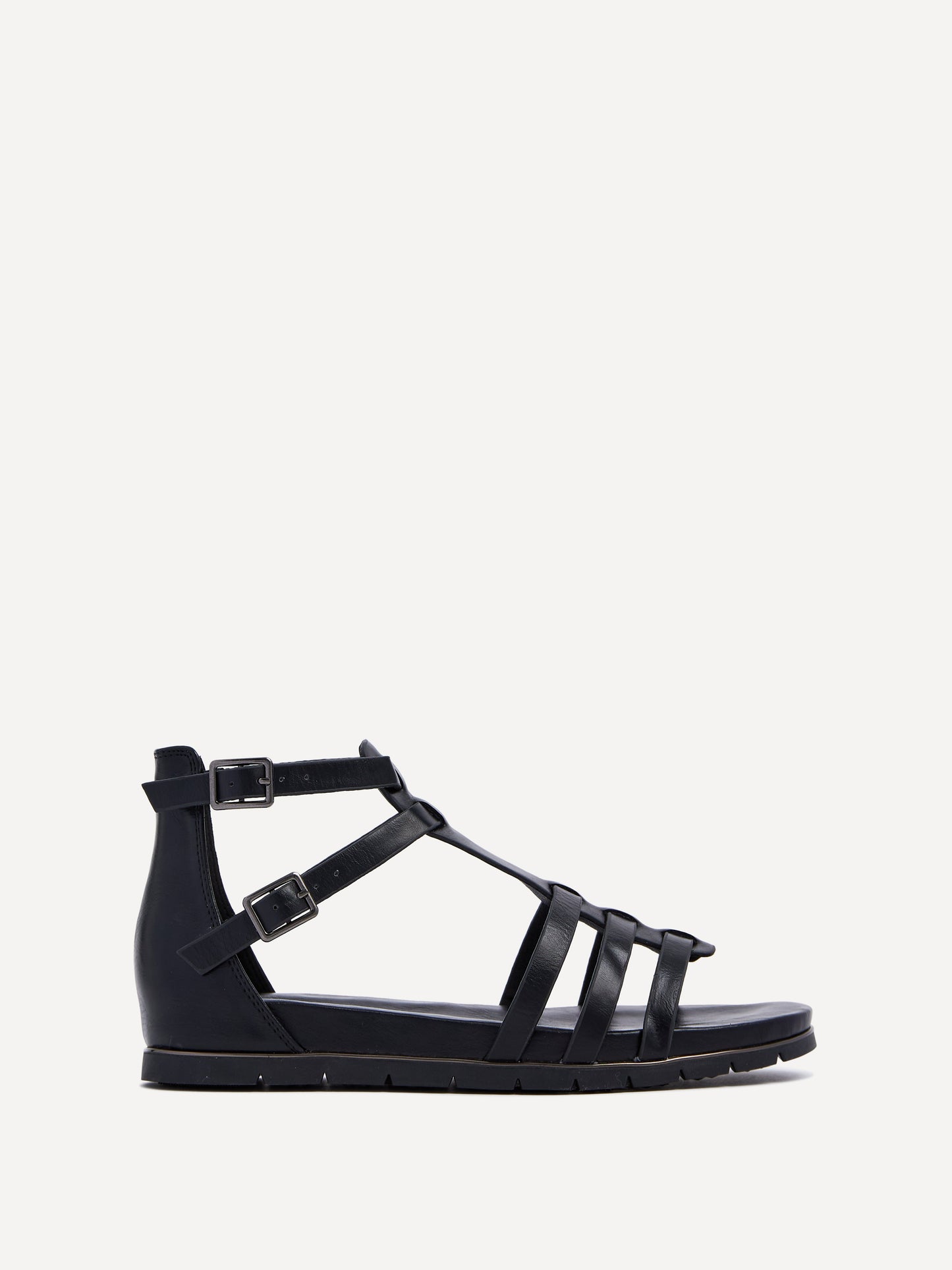 Tour Black Gladiator T-Bar Sandals