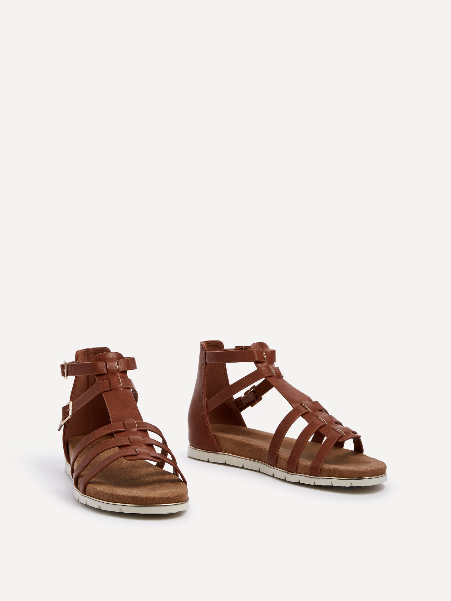 Tour Tan Gladiator T-Bar Sandals