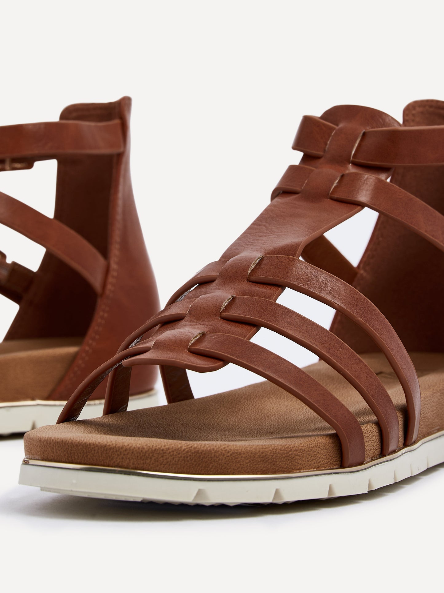 Tour Tan Gladiator T-Bar Sandals
