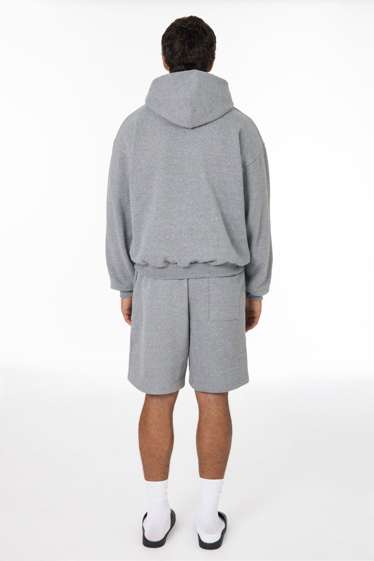 TRF02 - 12oz. Tri-Blend Gabardine Fleece Shorts