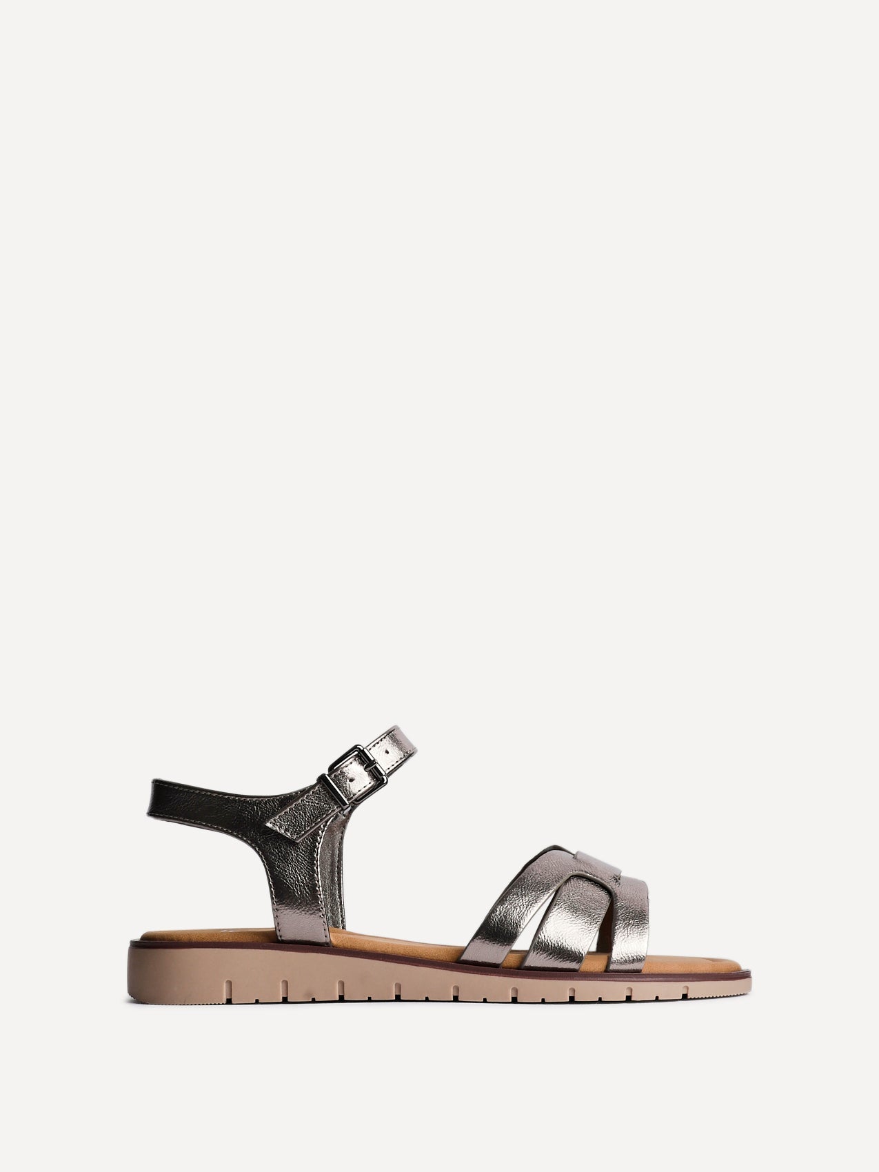 Twirl Wide Fit Pewter Sandals