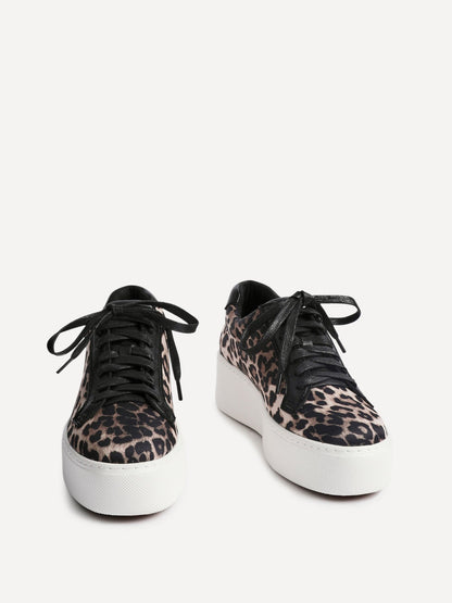Twyla Leopard Print Trainers