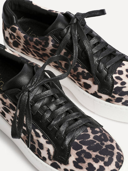 Twyla Leopard Print Trainers