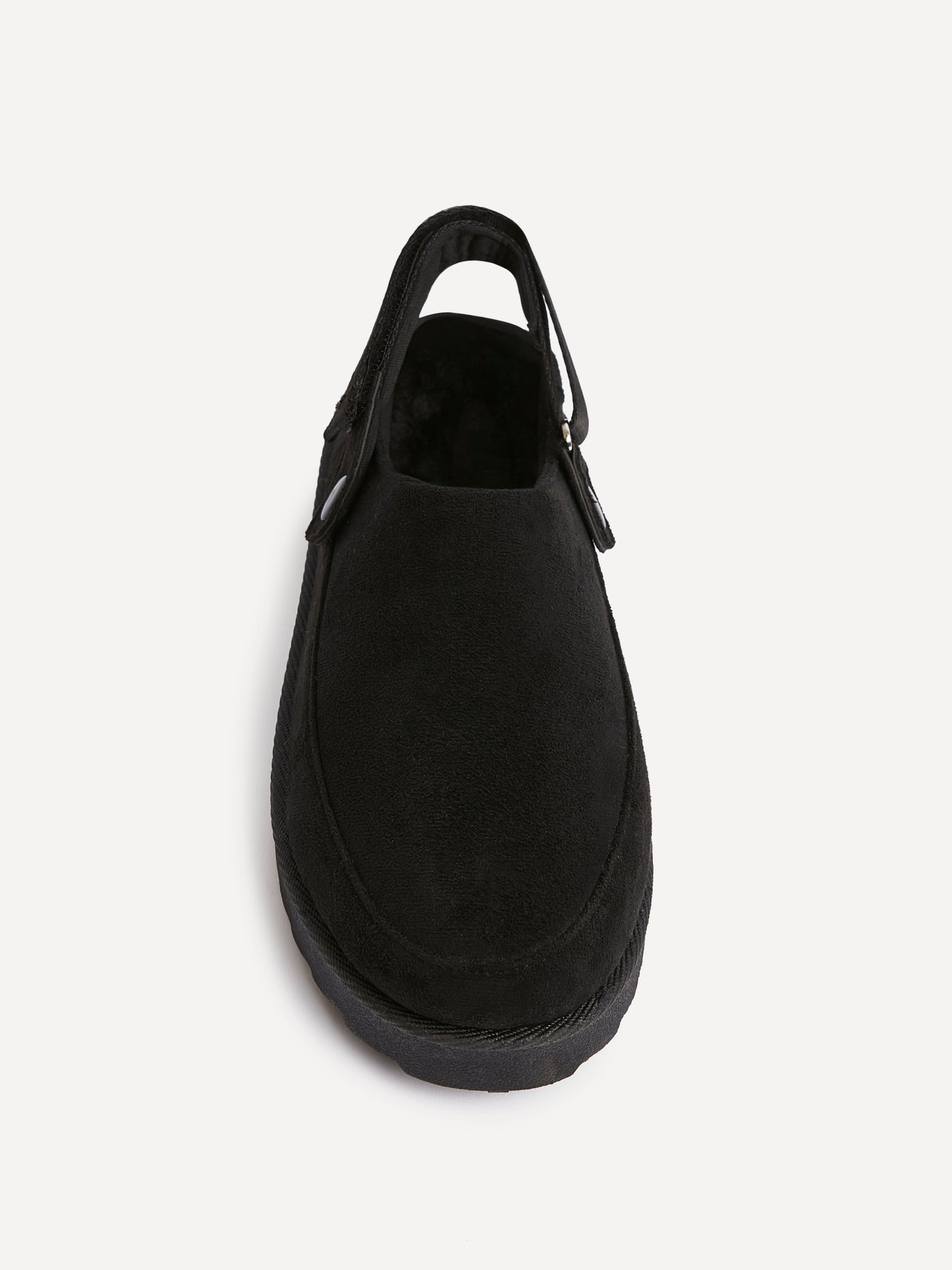Teddy Black Faux Fur Clogs