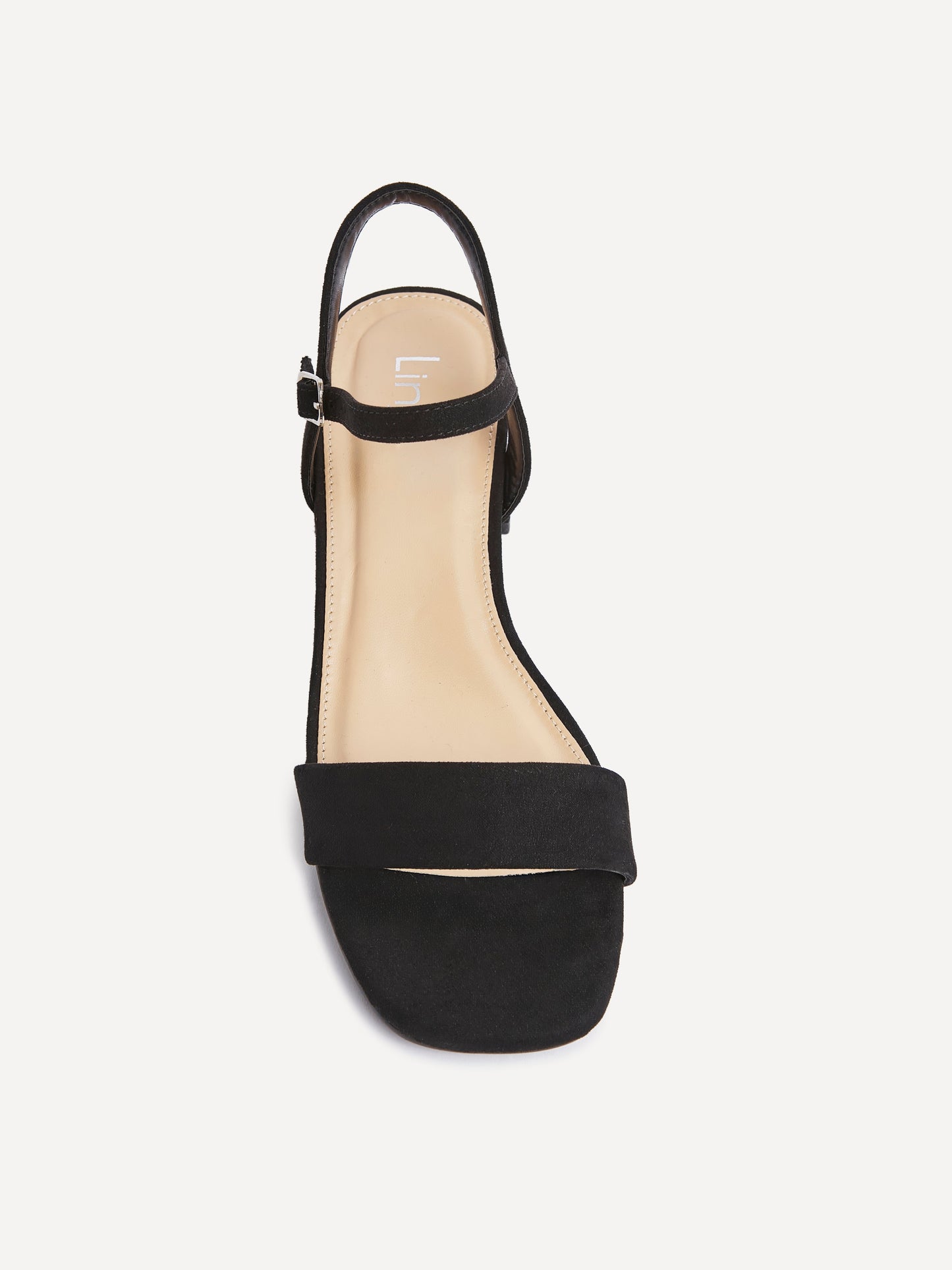 Tillie Black Faux Suede Low Heels