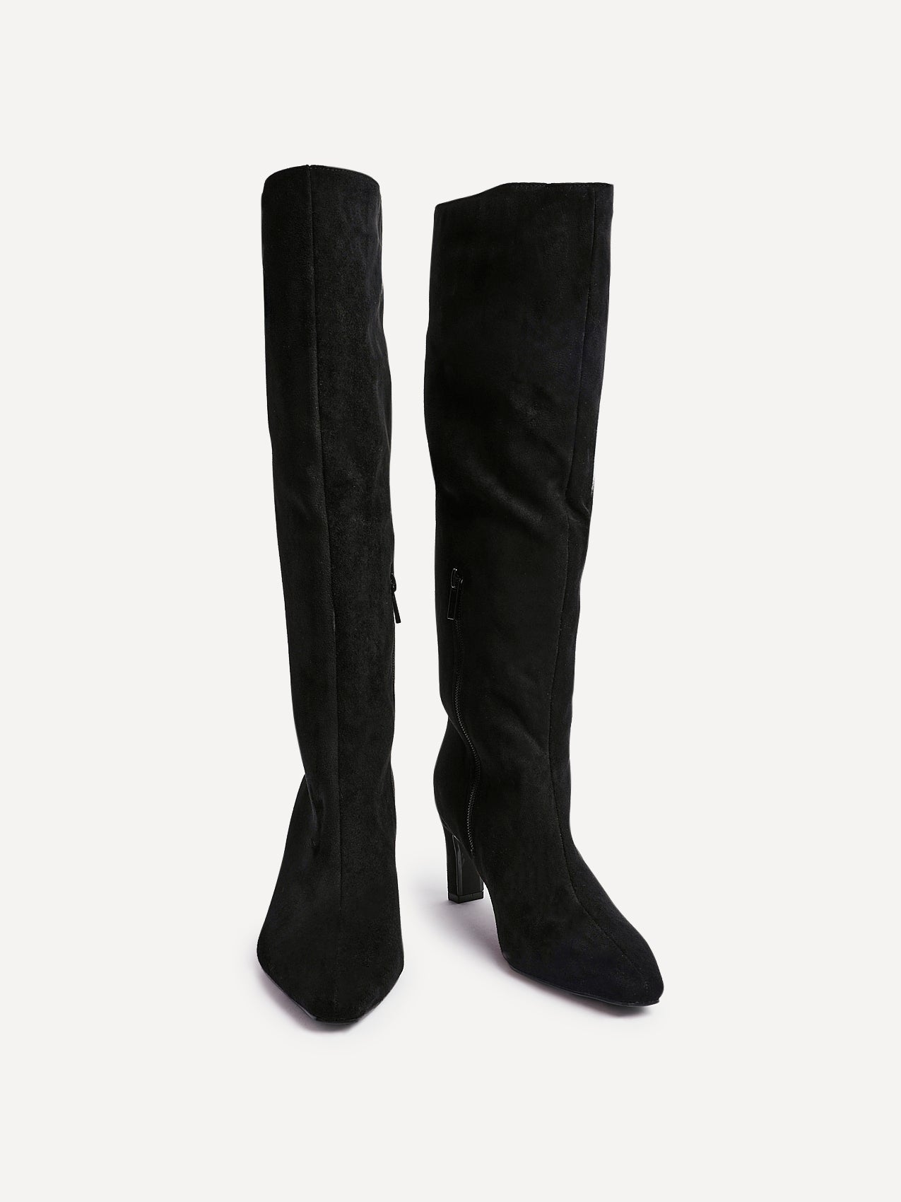 Uptown Black Long Boots
