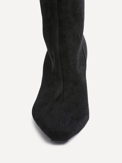 Uptown Black Long Boots