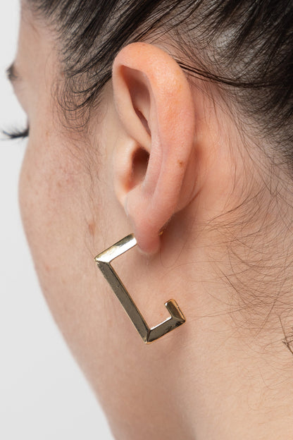 JWL772 - Square Hoop Earrings