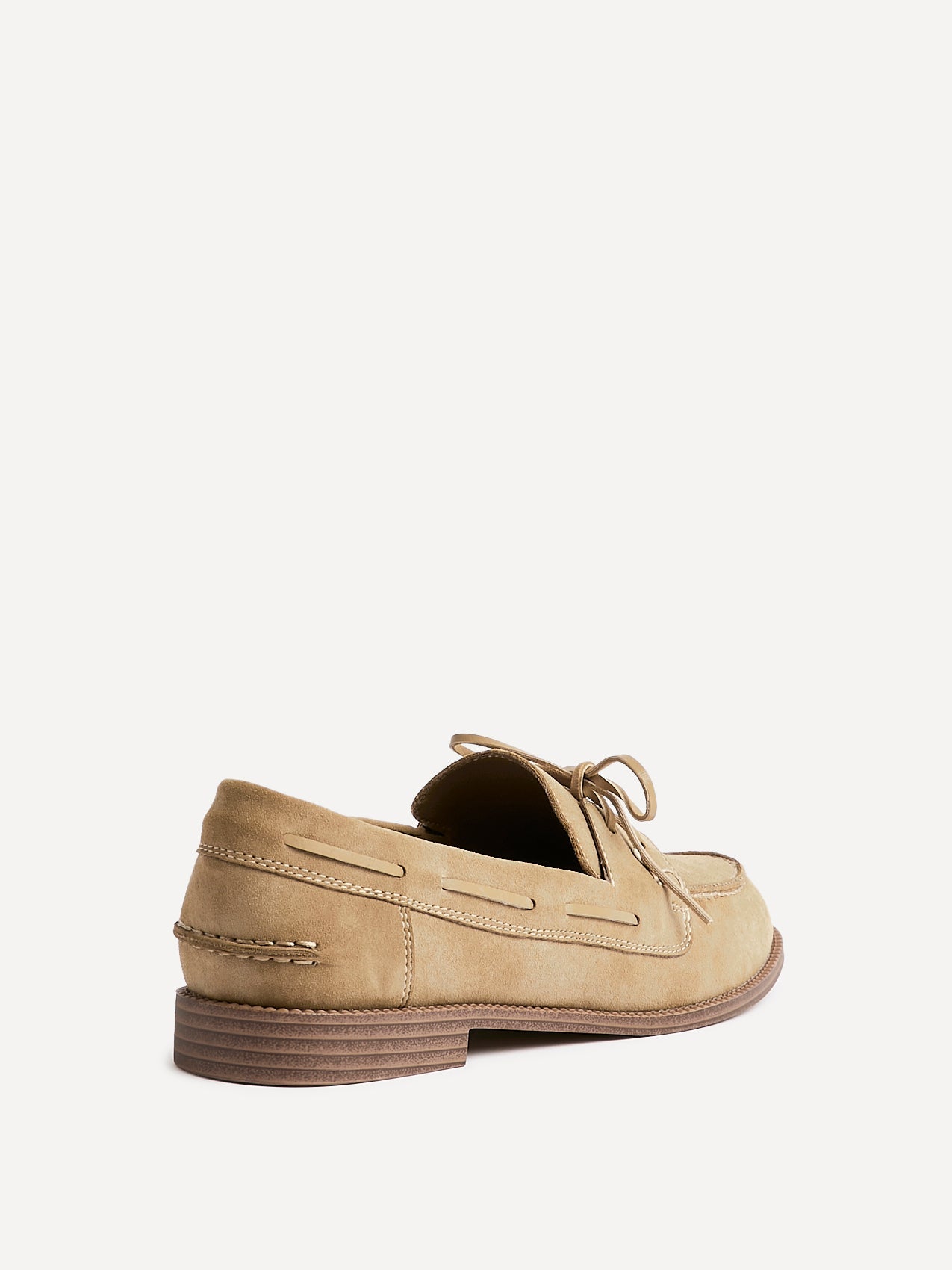 Vanish Beige Faux Suede Loafers