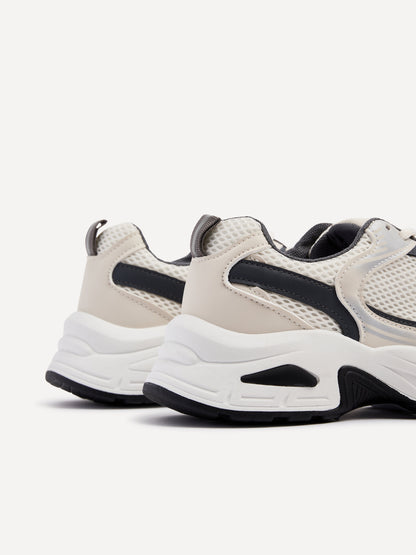 Venture Beige Mesh Trainers