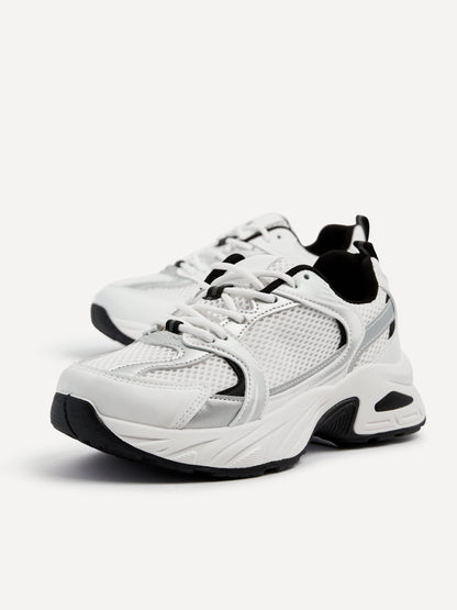 Venture White Mesh Trainers