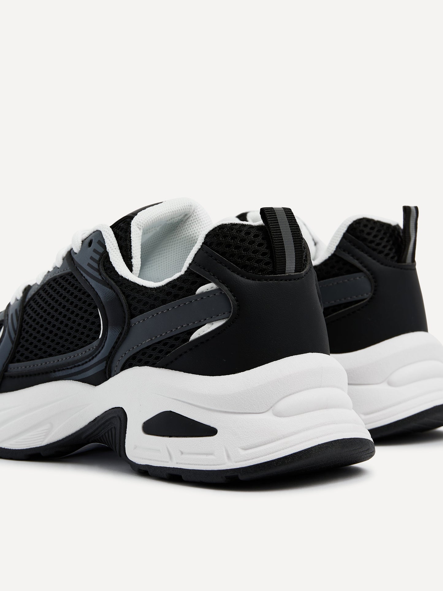 Venture Black Mesh Trainers