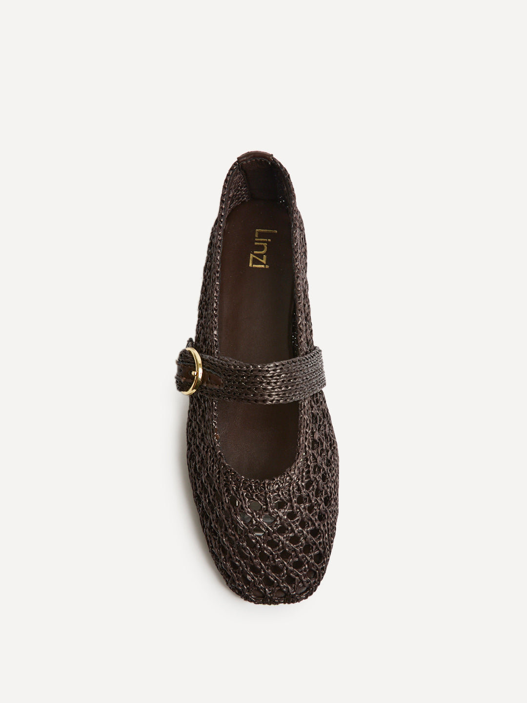 Verona Brown Handwoven Mary Jane Pumps