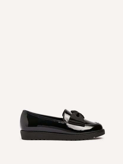Violetta Wide Fit Patent Loafers