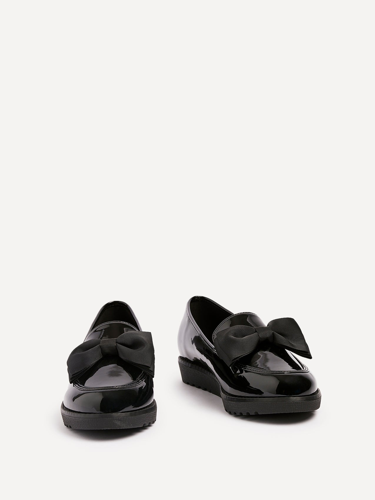 Violetta Wide Fit Patent Loafers