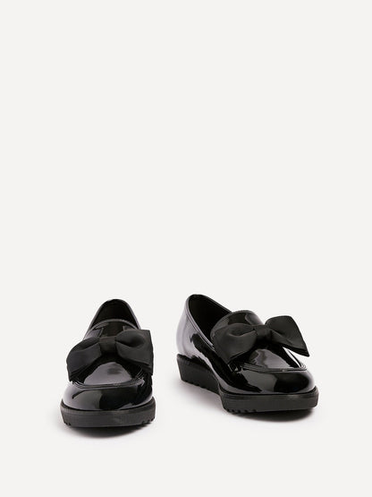Violetta Wide Fit Patent Loafers