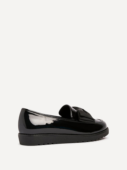 Violetta Wide Fit Patent Loafers