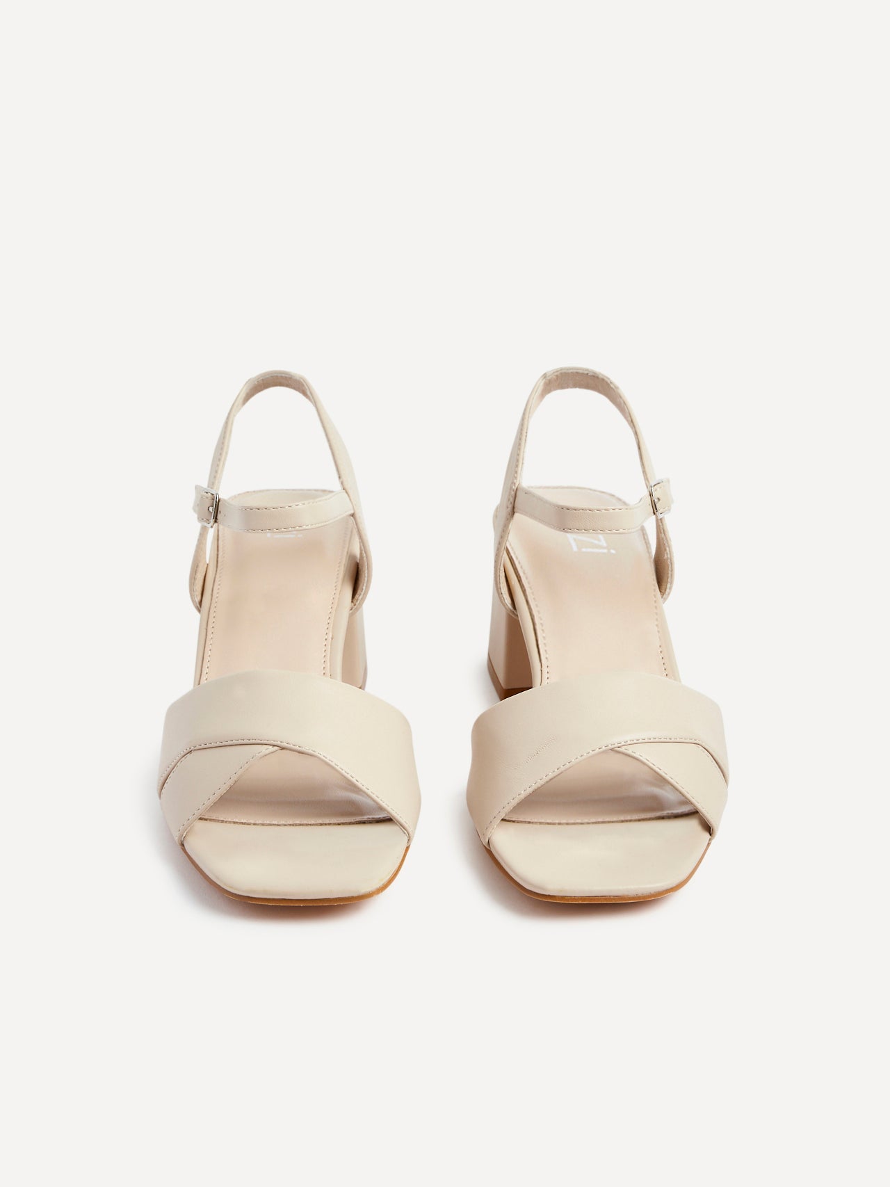 Vivian Wide Fit Nude Block Heel Sandals