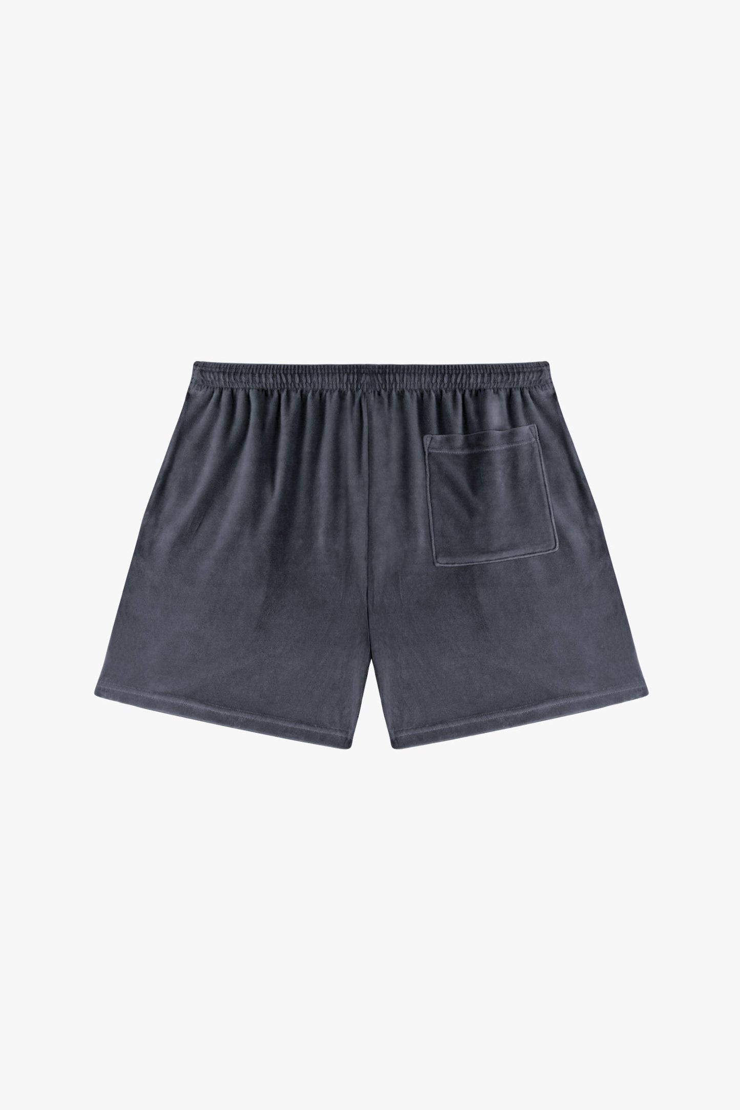 VLR442GD - Garment Dye Velour Mid-Length Wide Short