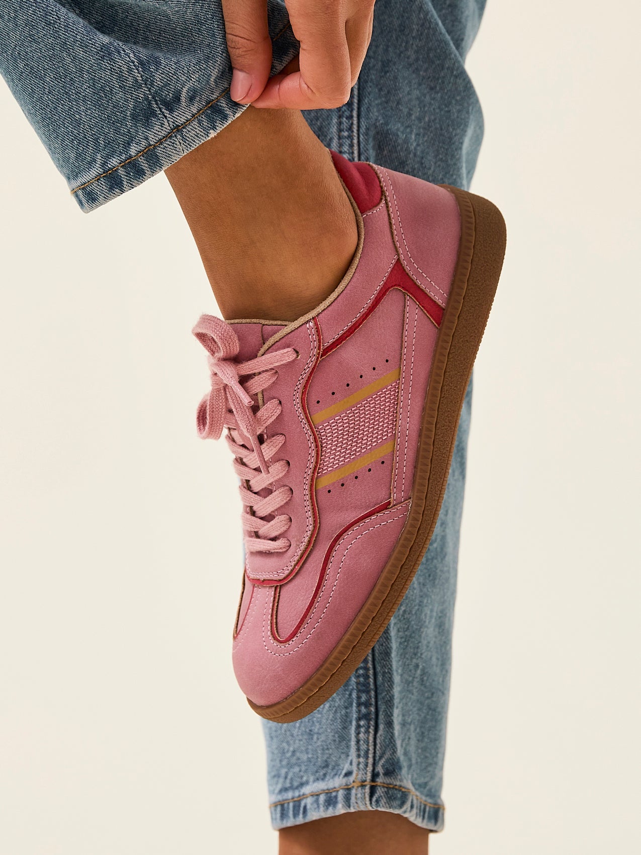 Vortex Pink & Red Trainers