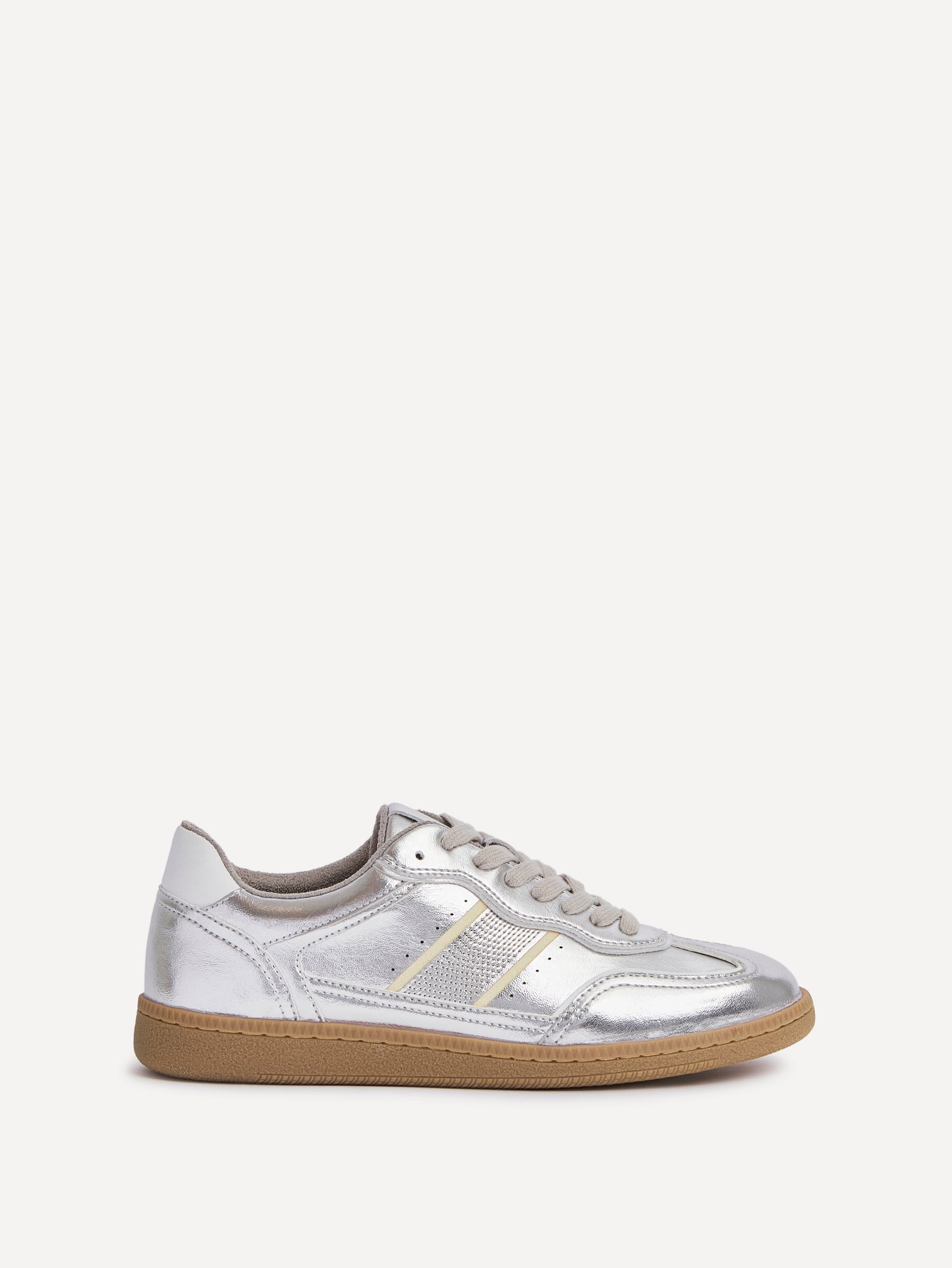 Vortex Silver Trainers