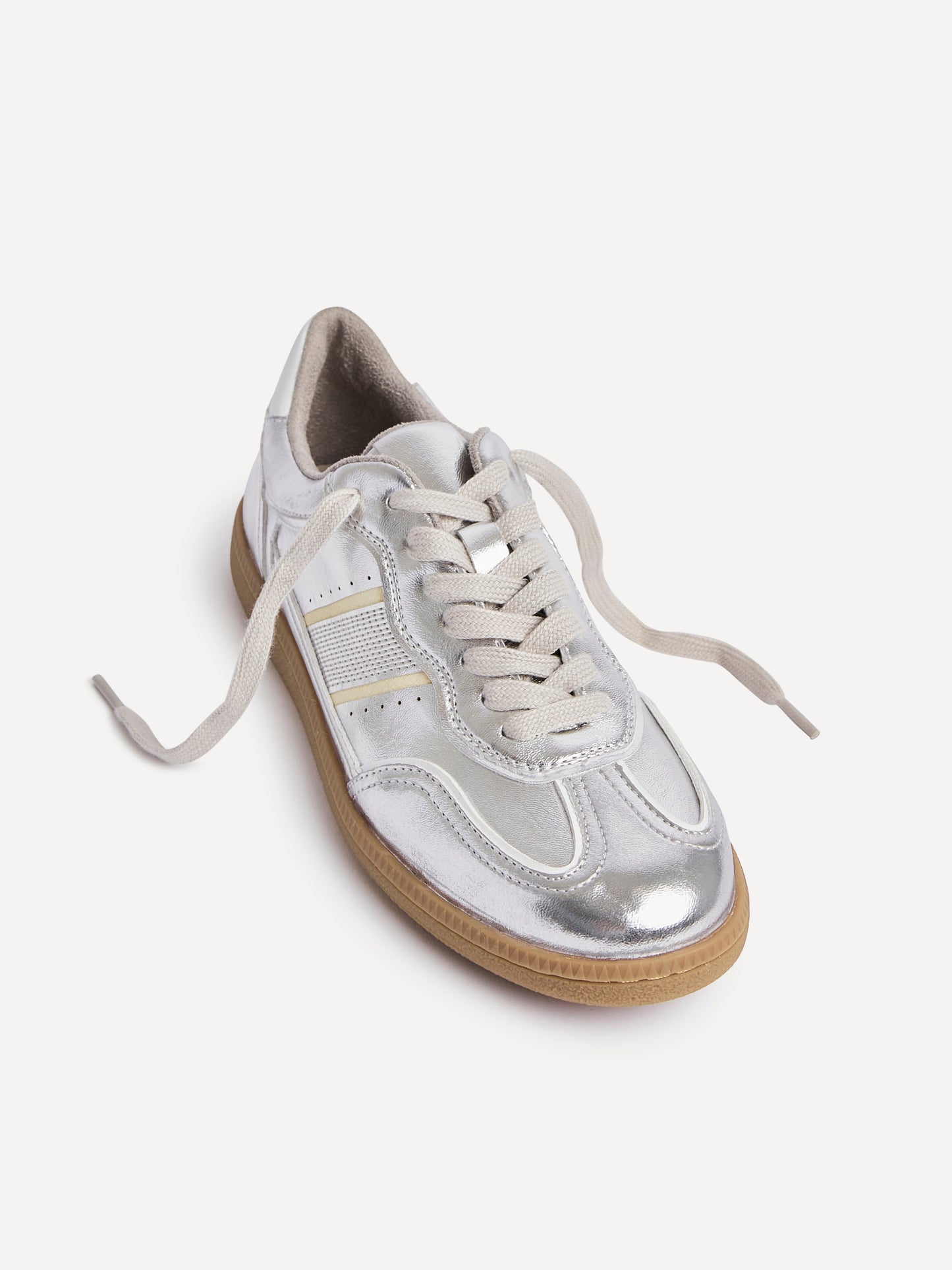 Vortex Silver Trainers