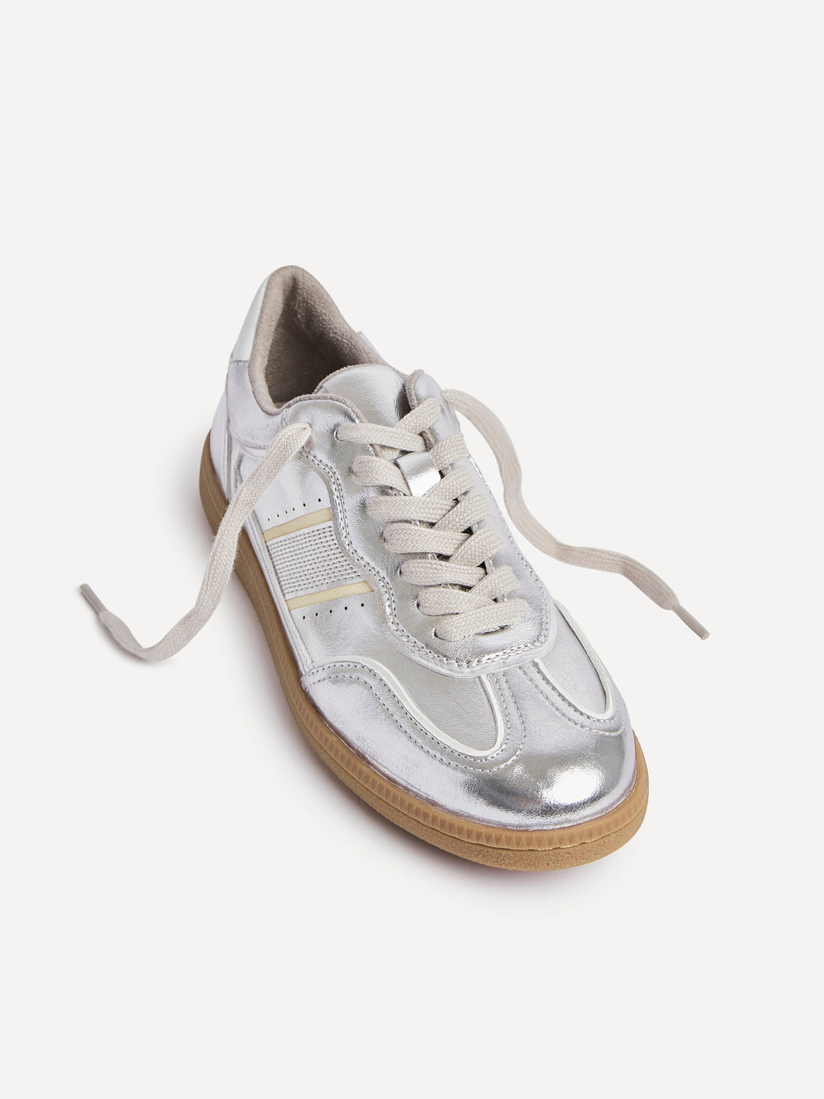Vortex Silver Trainers
